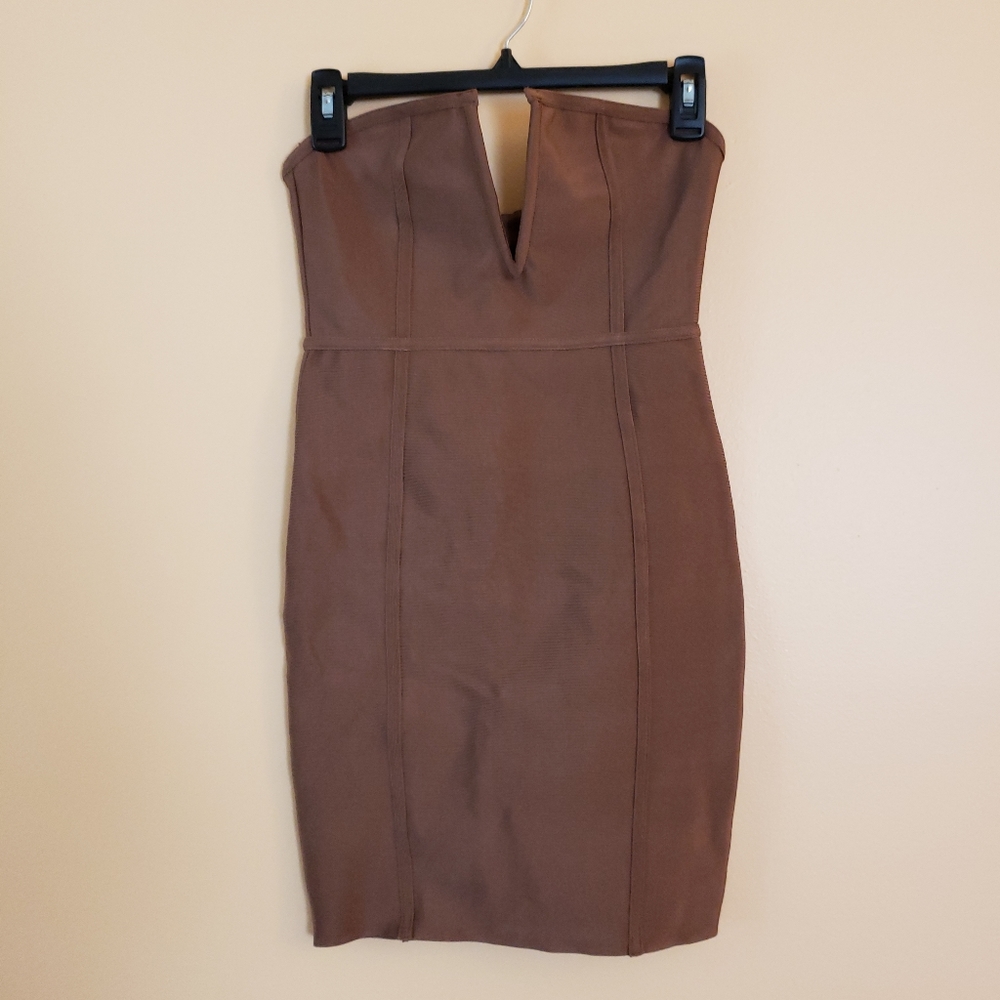 Strapless Bodycon Dres